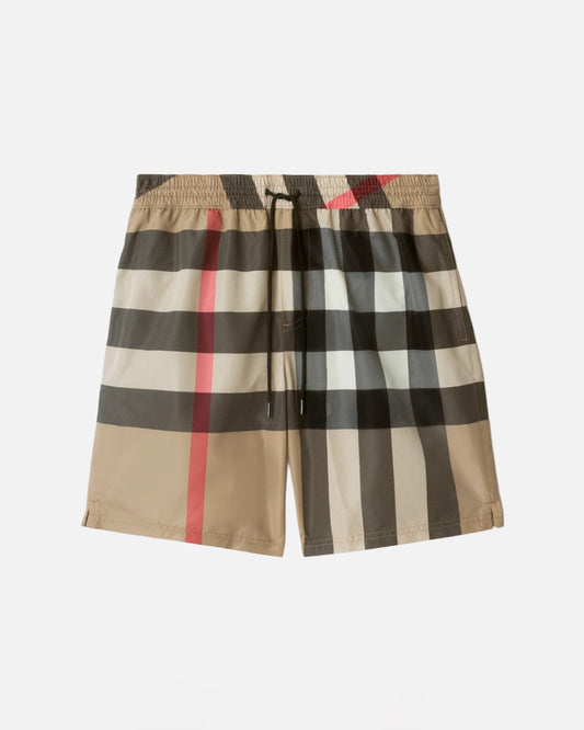 Short de bain - beige/motif
